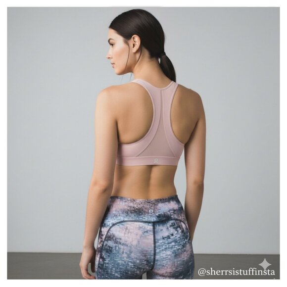 lululemon athletica Other - EXCELLENT Lululemon Invigorate Sports Bra Faint Coral Athletic Yoga Gym Size 8